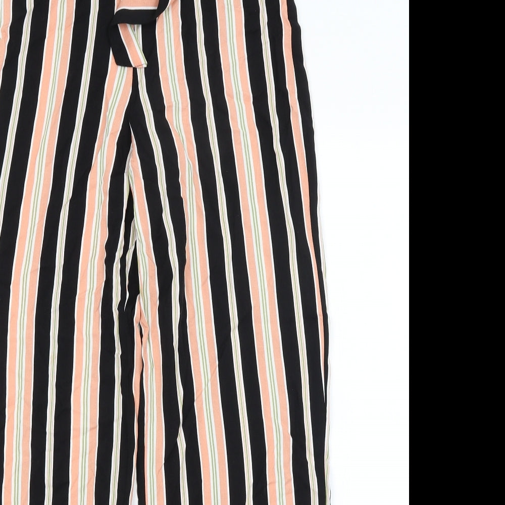 Dorothy Perkins Womens Pink Striped  Trousers  Size 8 L28 in