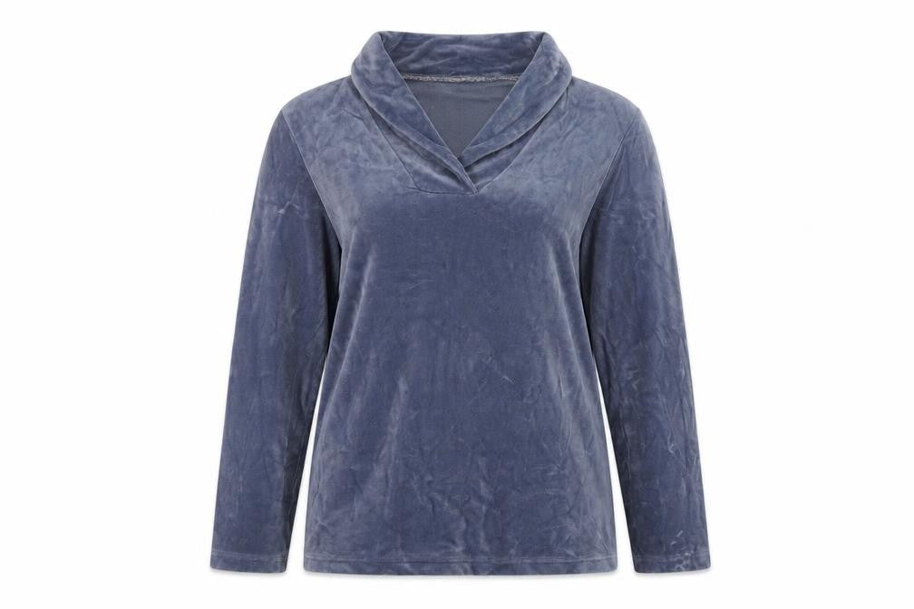 Nightwear Essentials Womens Blue   Top Pyjama Top Size 10