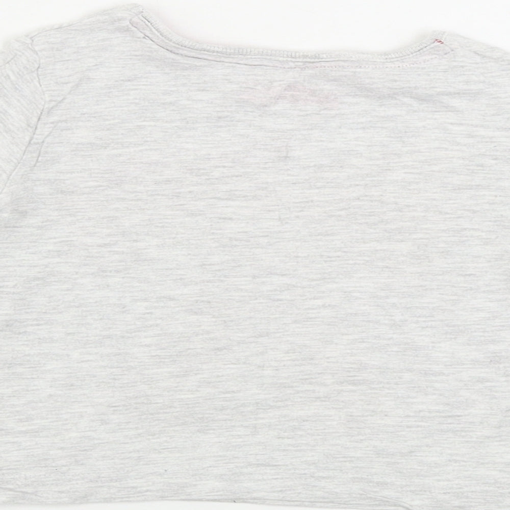 Young Dimension  Girls Grey   Basic T-Shirt Size 9-12 Months