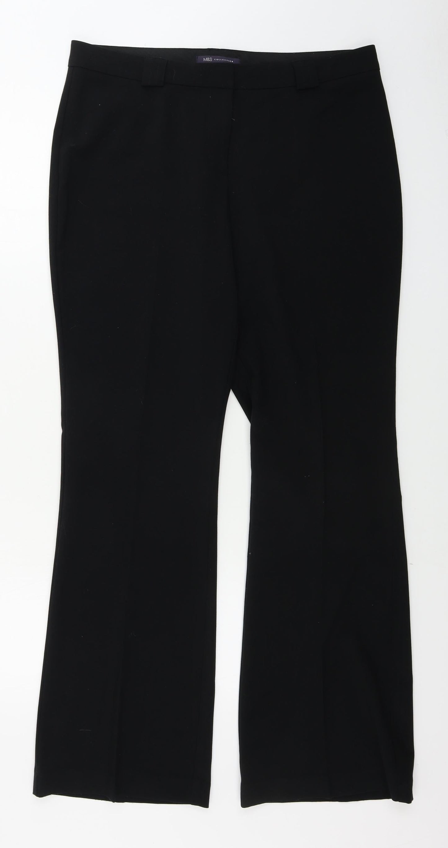 Marks and Spencer  Womens Blue   Trousers  Size 14 L29 in