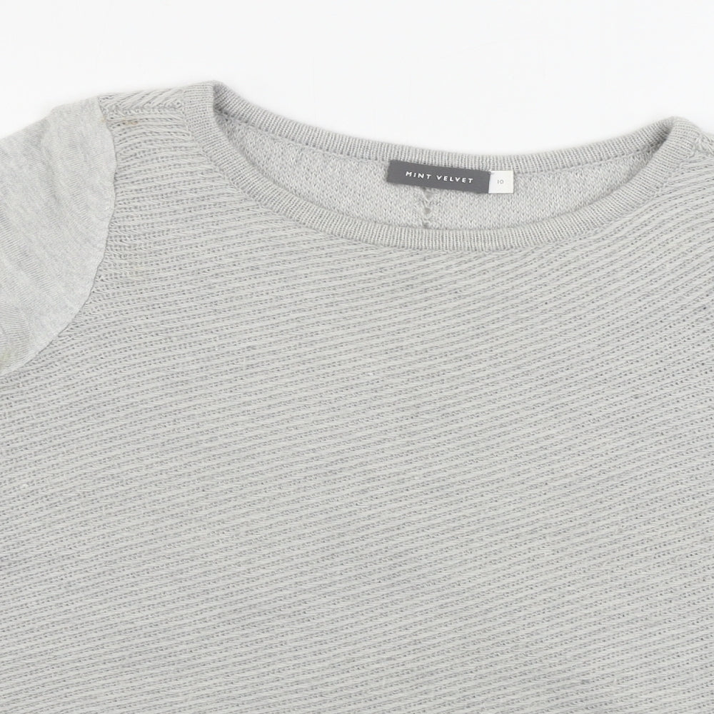 Mini Velvet   Womens Grey   Pullover Jumper Size 10
