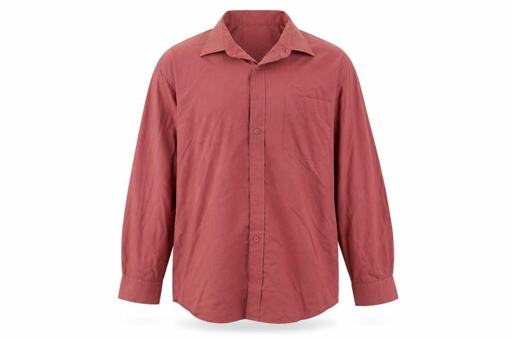 london road  Mens Red    Button-Up Size 16
