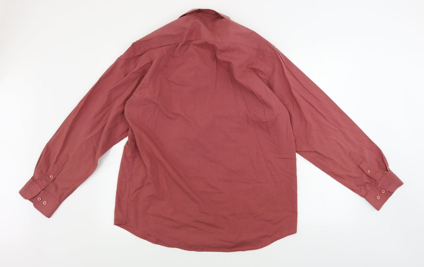 london road  Mens Red    Button-Up Size 16