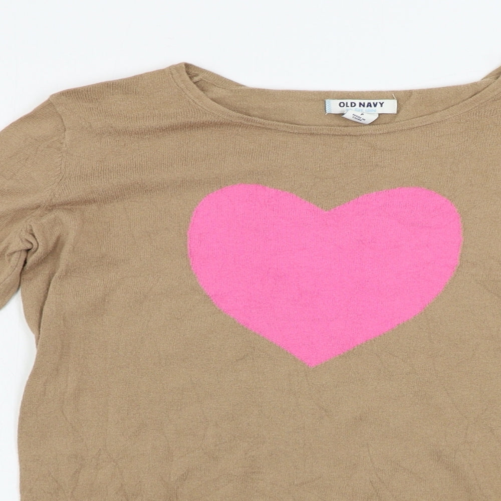 Old Navy  Womens Brown   Pullover Jumper Size S