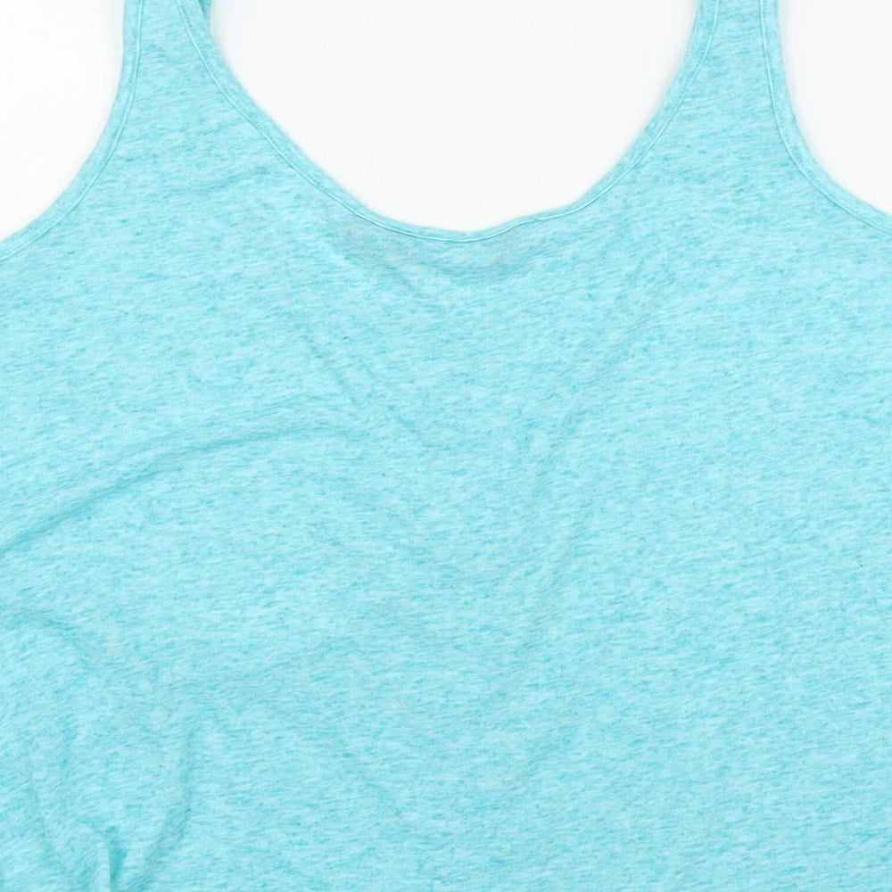 New Look Womens Blue   Cropped Tank Size 8