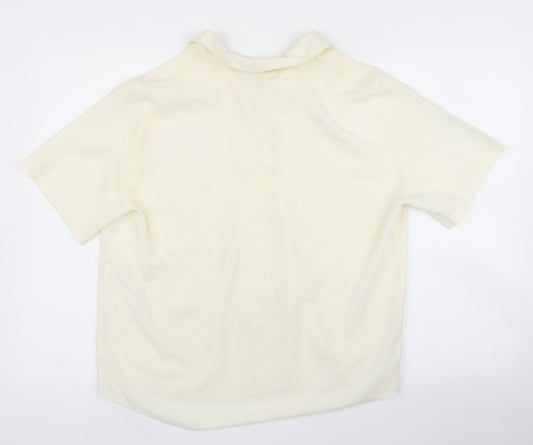 Preworn Womens Ivory   Basic Blouse Size L