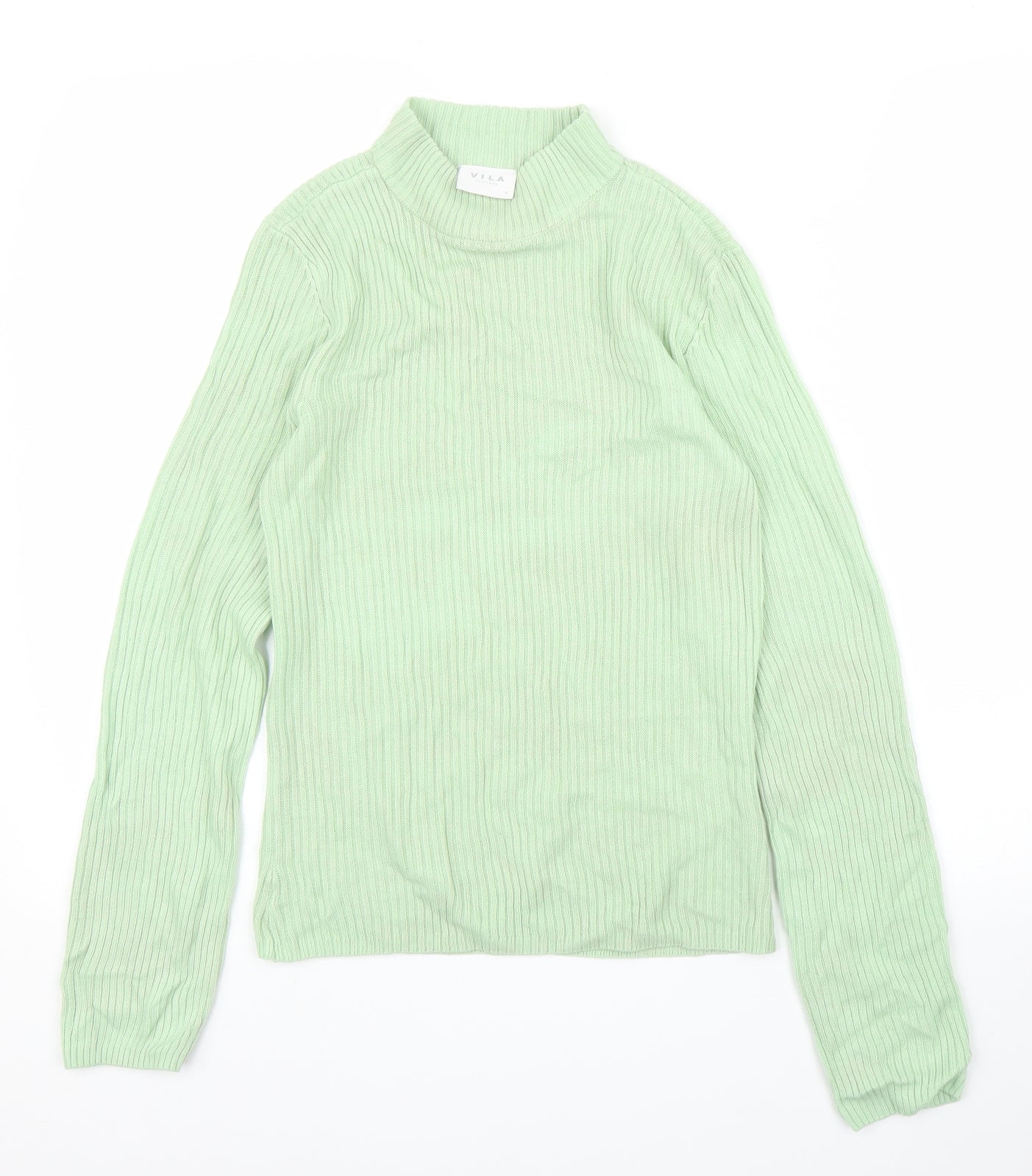 VILA Womens Green   Pullover Jumper Size S