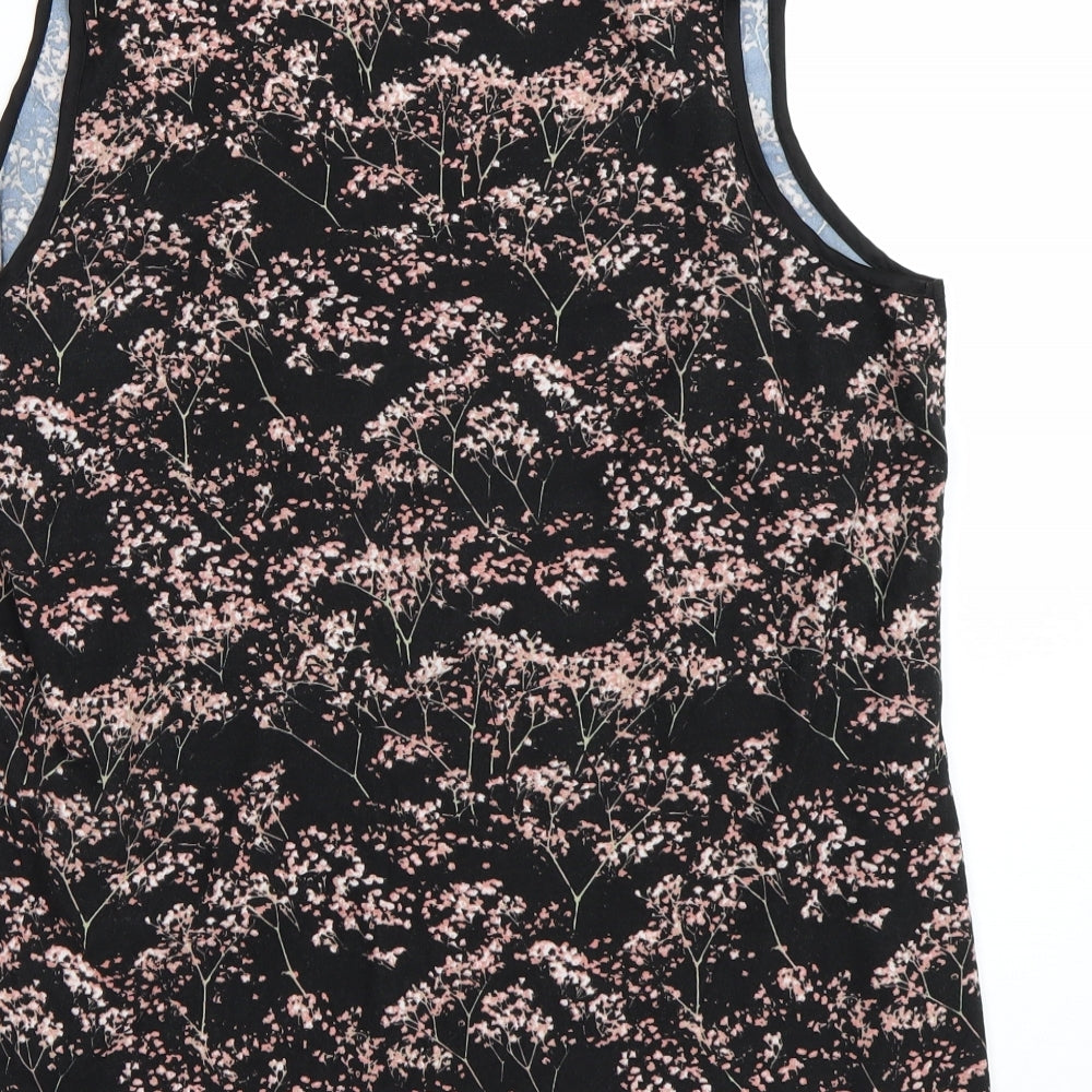 Love to lounge Womens Black Floral  Top Pyjama Top Size L