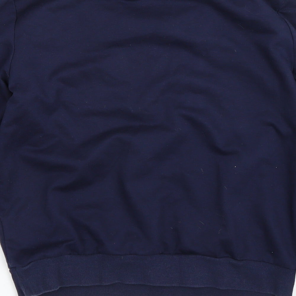 H&M Girls Blue Animal Print  Pullover Sweatshirt Size 11-12 Years