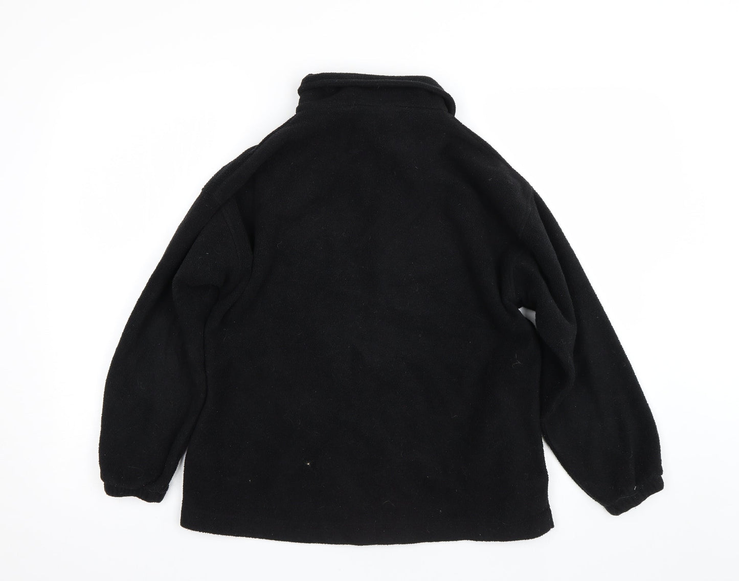 Cracker robi Girls Black  Fleece Full Zip Sweatshirt Size 9-10 Years