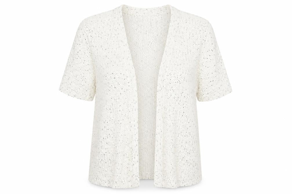 M&S Womens Beige   Cardigan Jumper Size 12