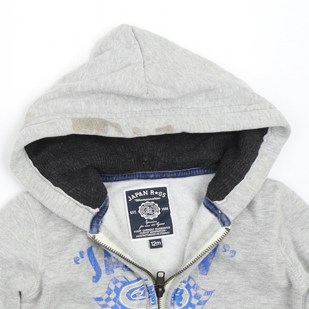 Japan Rags Boys Grey   Jacket  Size 12 Months