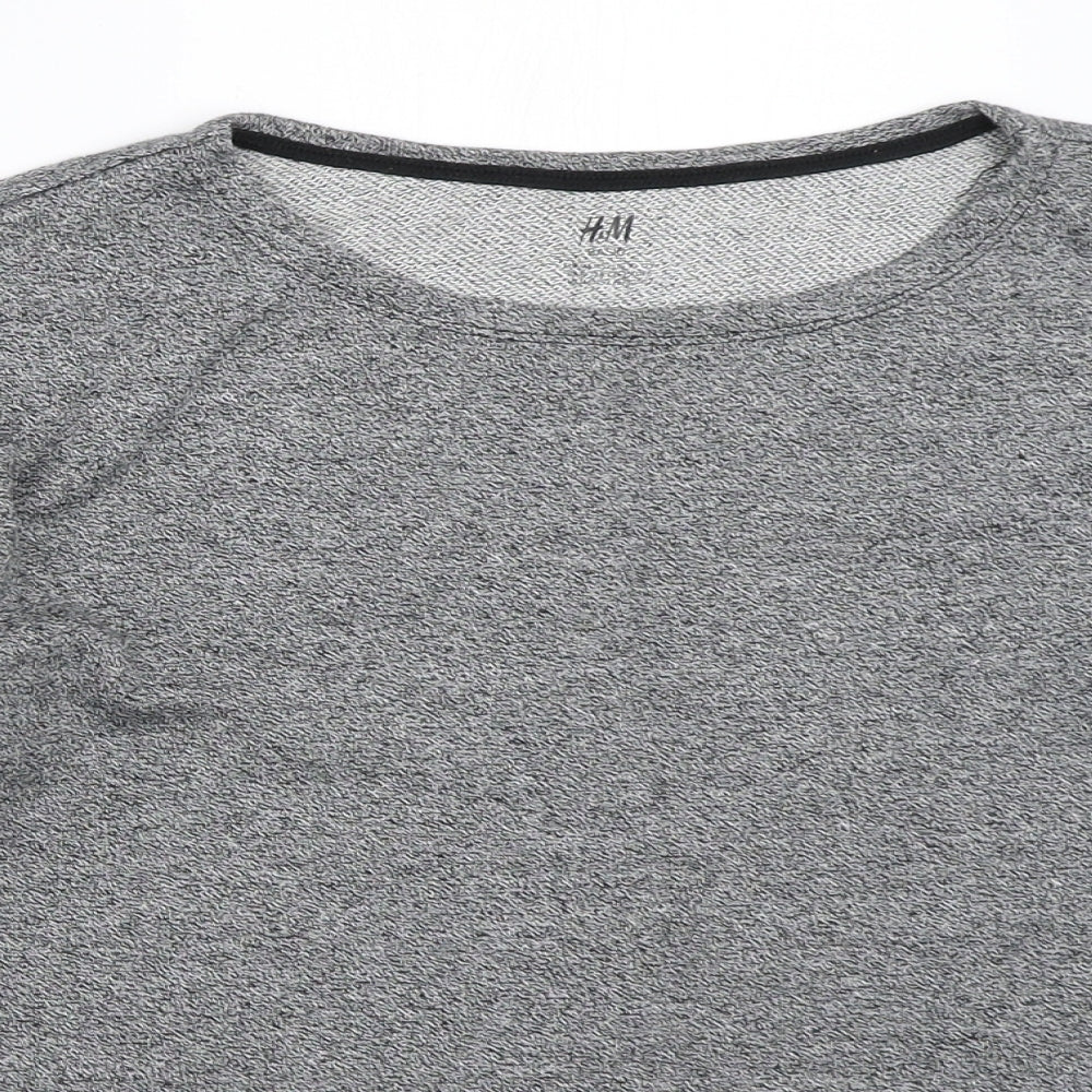 H&M Girls Grey   Pullover Jumper Size 11-12 Years