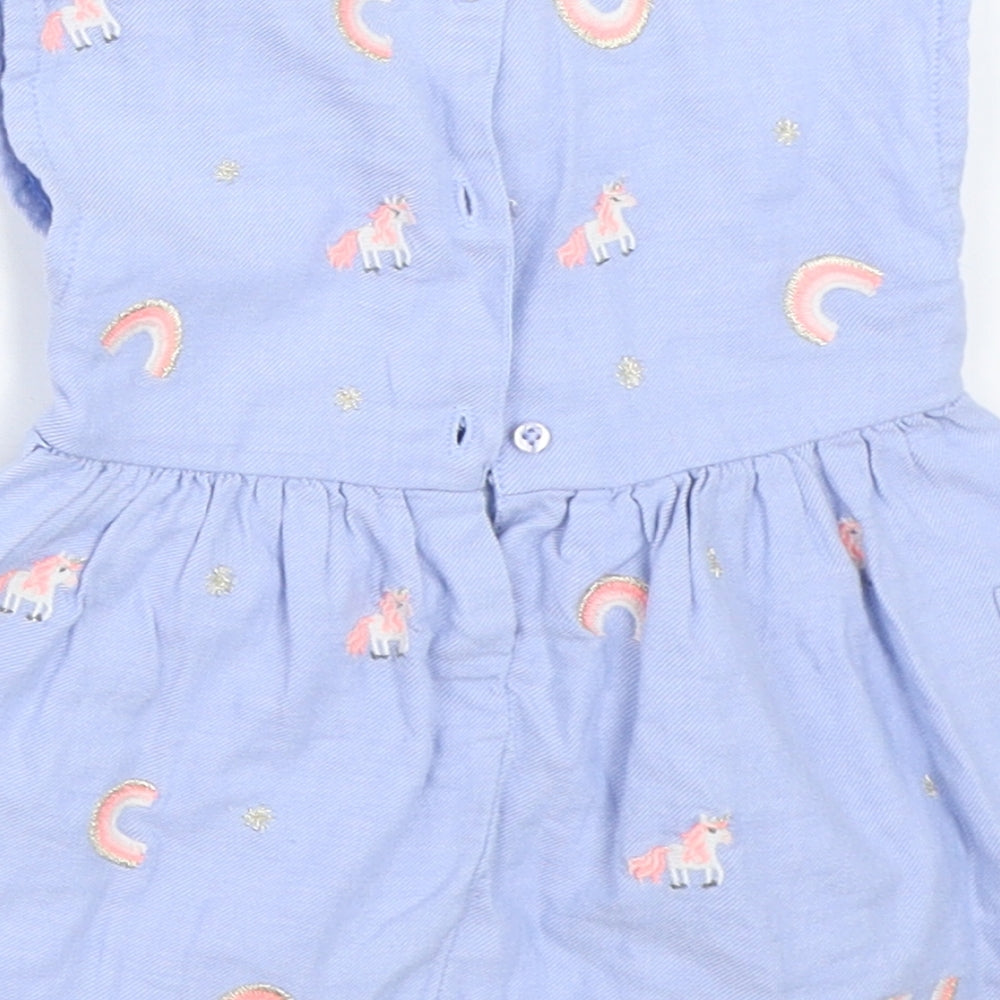 NEXT Girls Blue   Fit & Flare  Size 3-6 Months