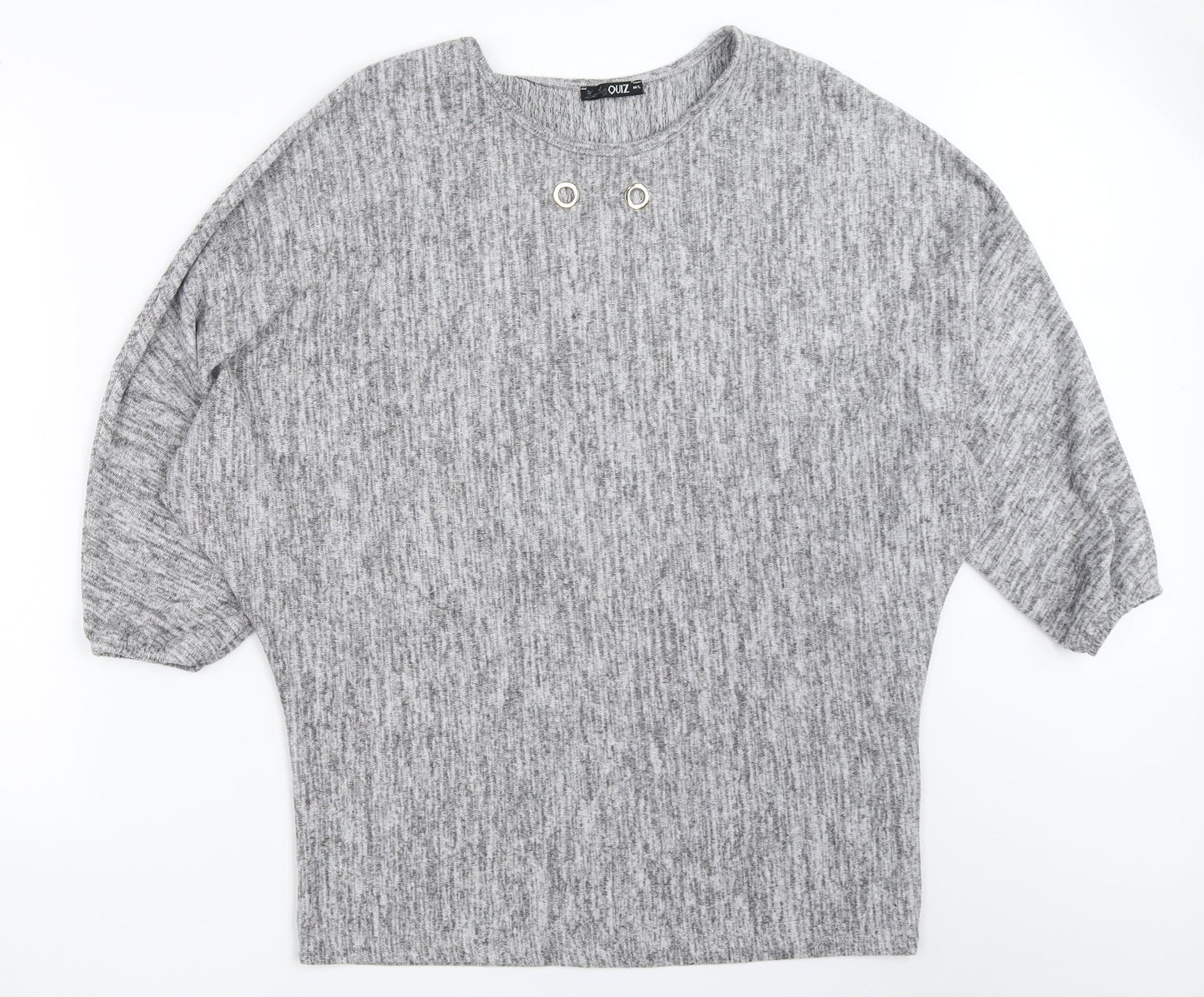 Quiz Womens Grey   Pullover Jumper Size M