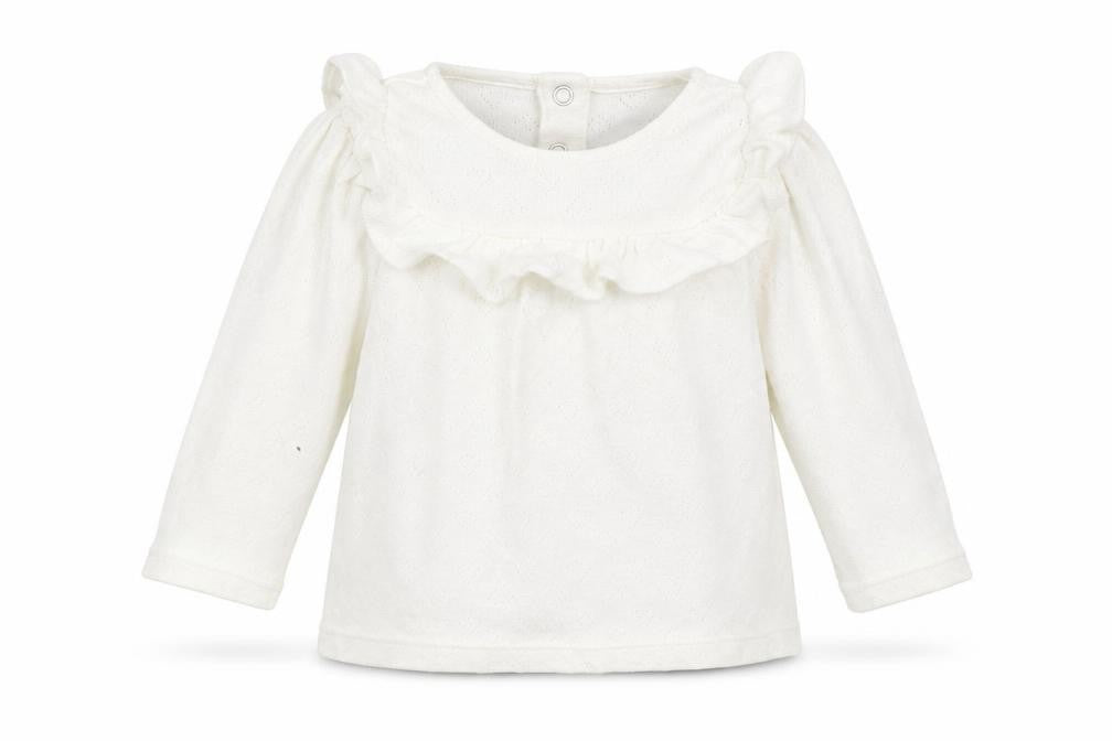 TU Girls White   Basic T-Shirt Size 3-6 Months