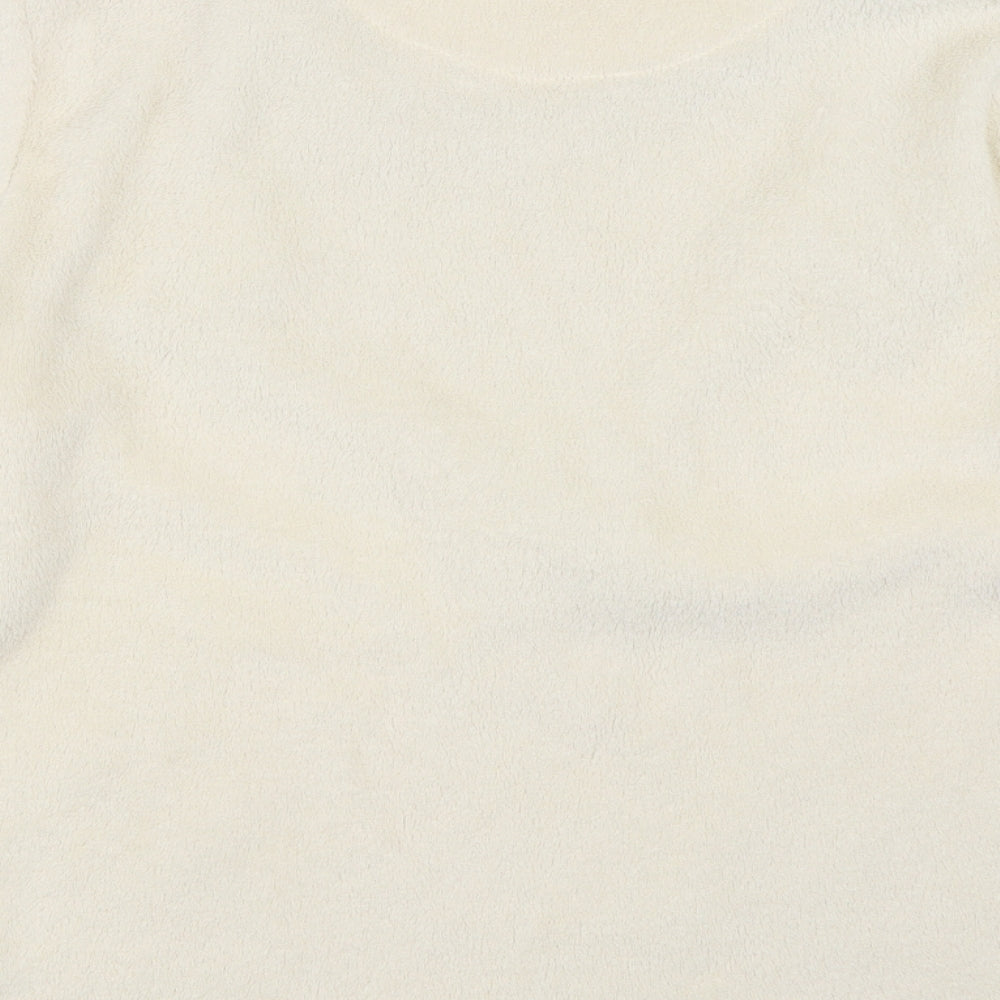 Primark Womens Ivory Solid  Top Pyjama Top Size L