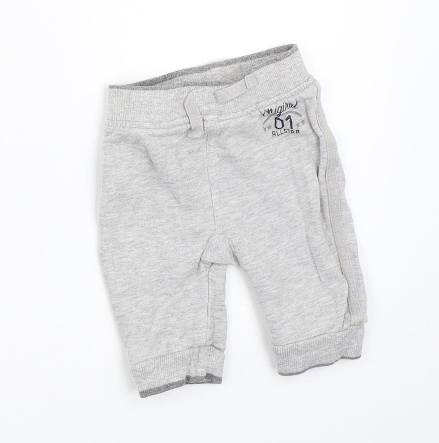 George Boys Grey   Jogger Trousers Size 0-3 Months
