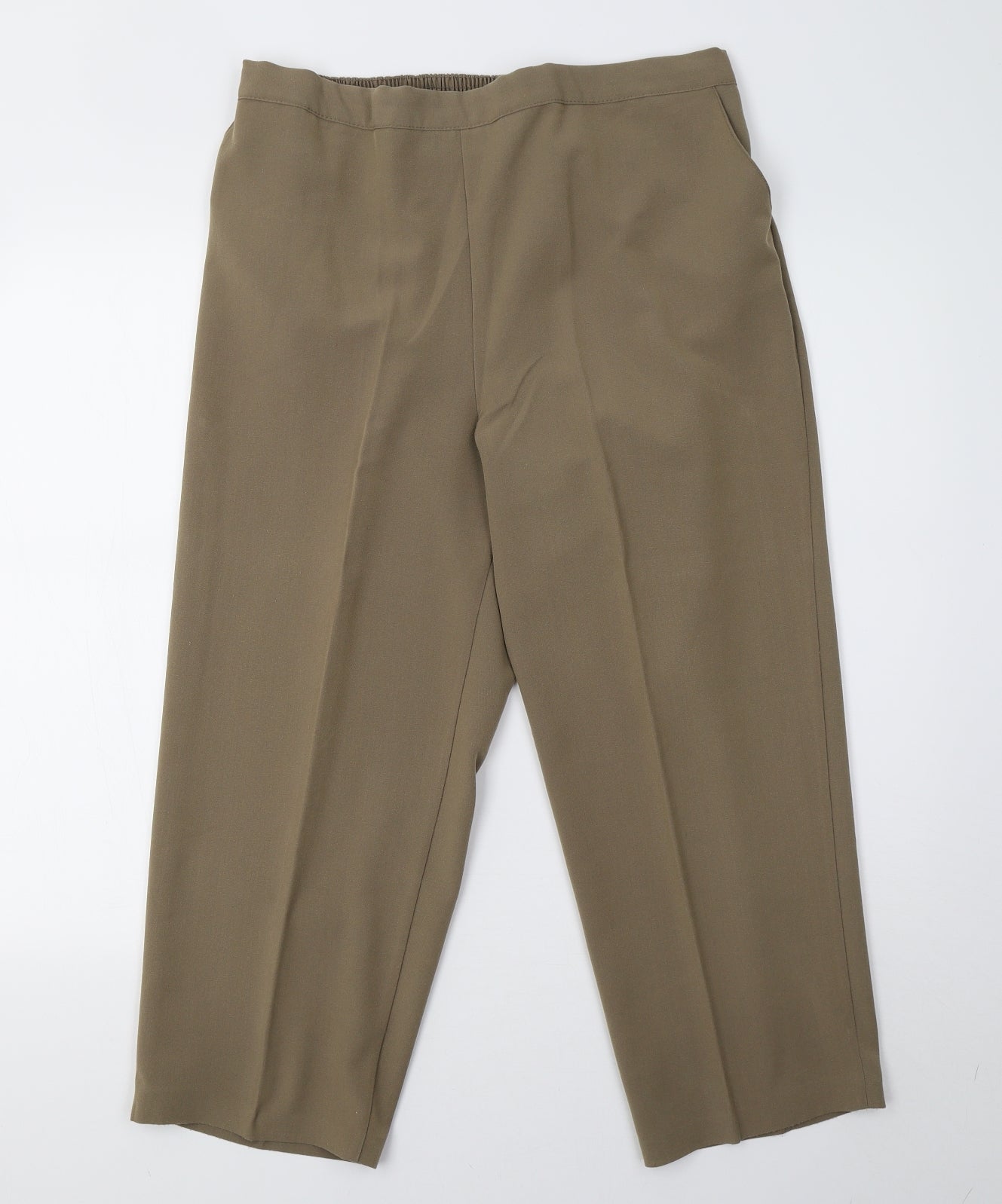 classic image Womens Brown   Trousers  Size 14 L25 in