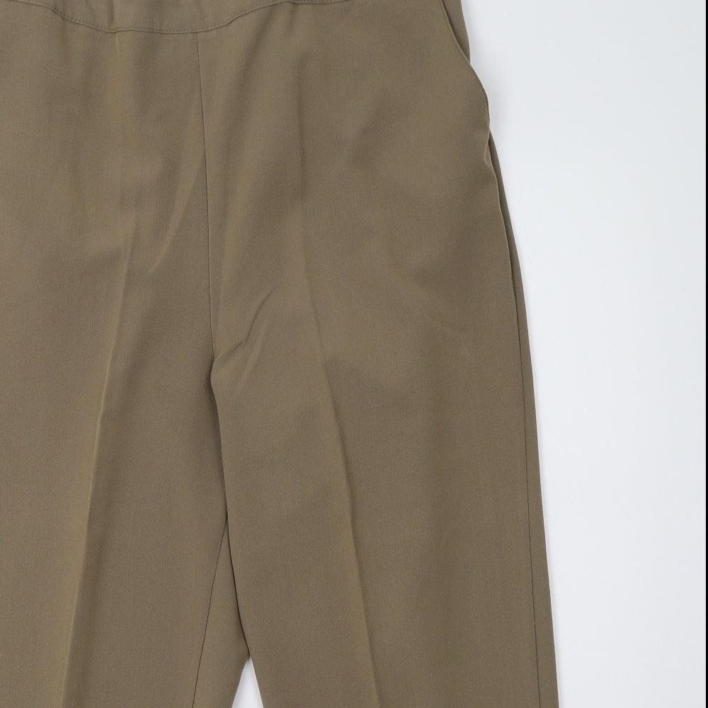 classic image Womens Brown   Trousers  Size 14 L25 in