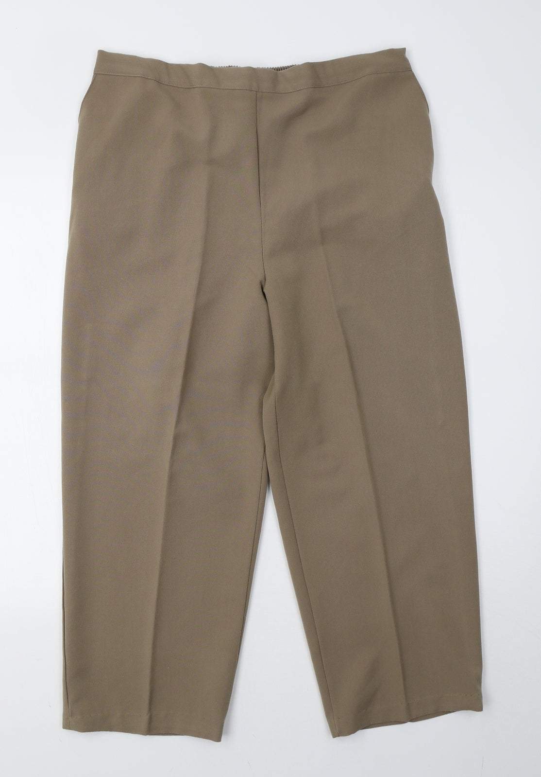 classic image Womens Brown   Trousers  Size 14 L26 in