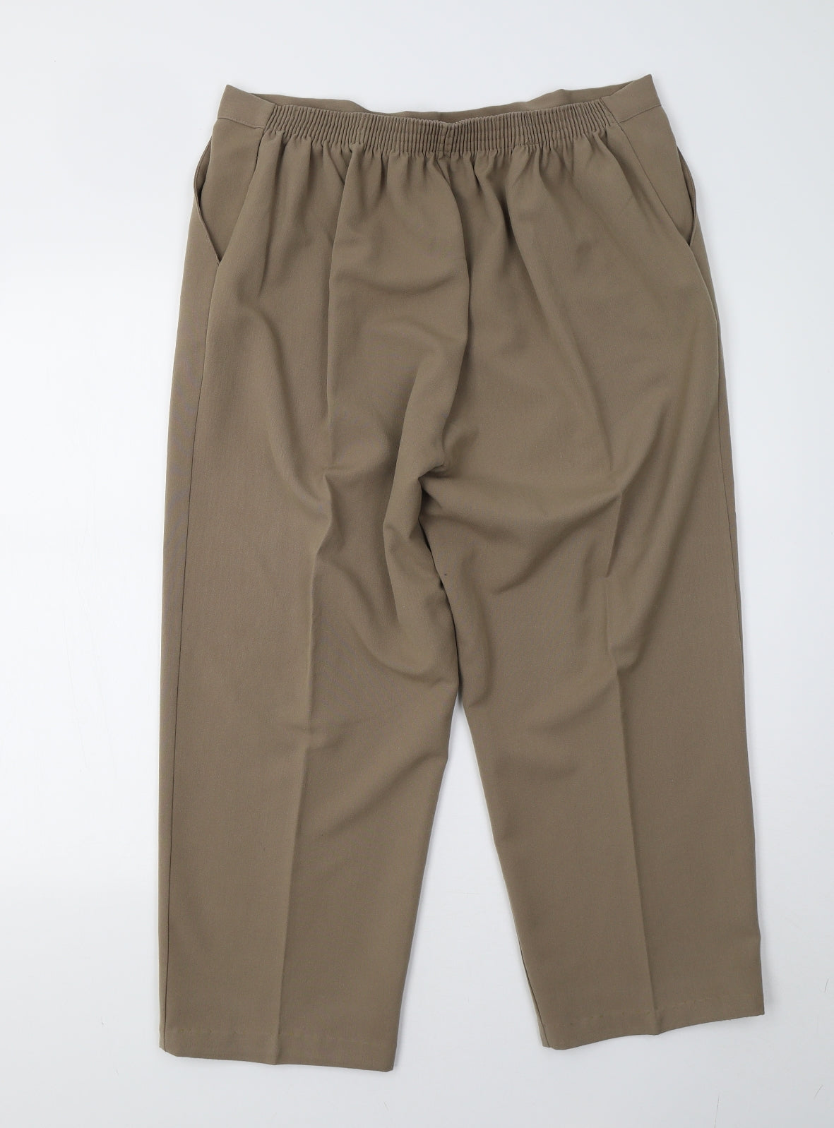 classic image Womens Brown   Trousers  Size 14 L26 in