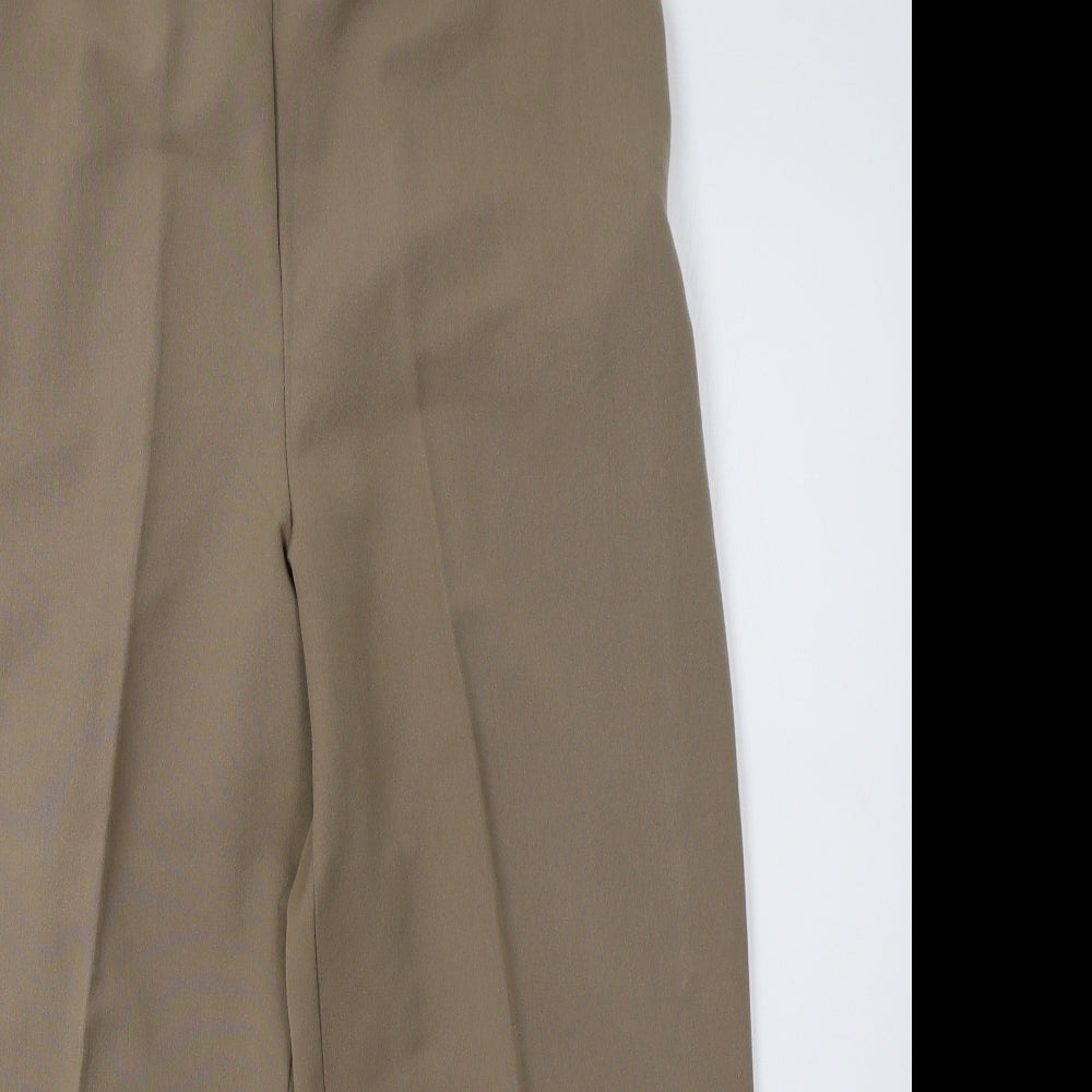 classic image Womens Brown   Trousers  Size 14 L26 in