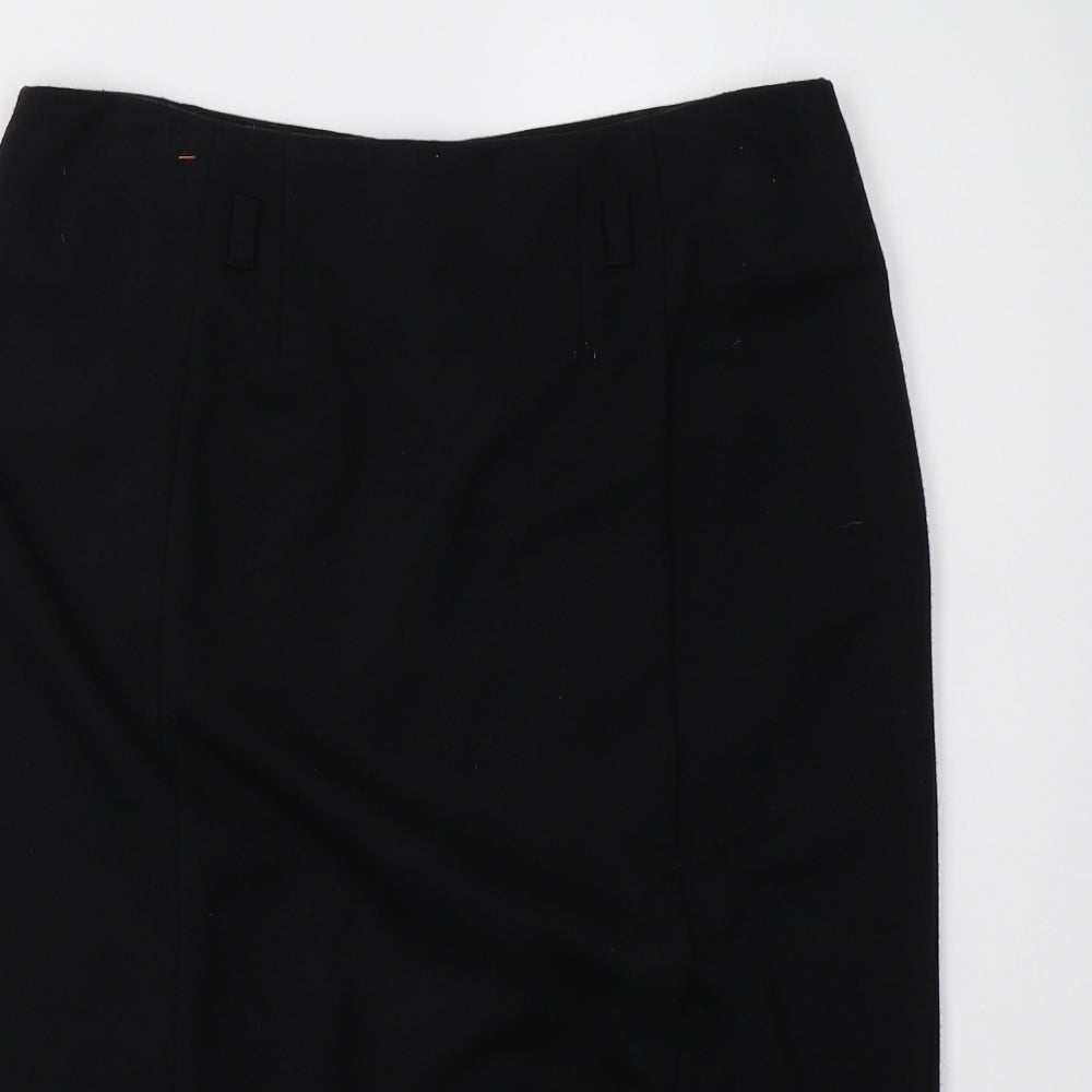 Oui Womens Black   A-Line Skirt Size 10