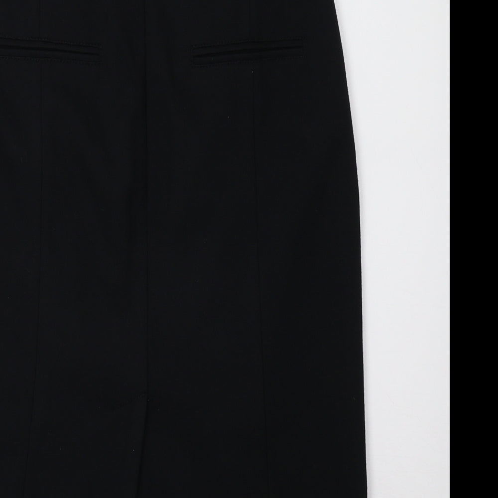 Oui Womens Black   A-Line Skirt Size 10