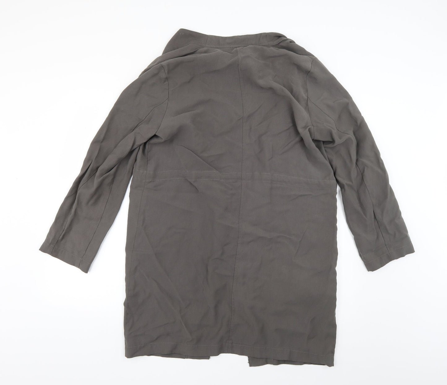 New Look Womens Grey   Overcoat Coat Size 14