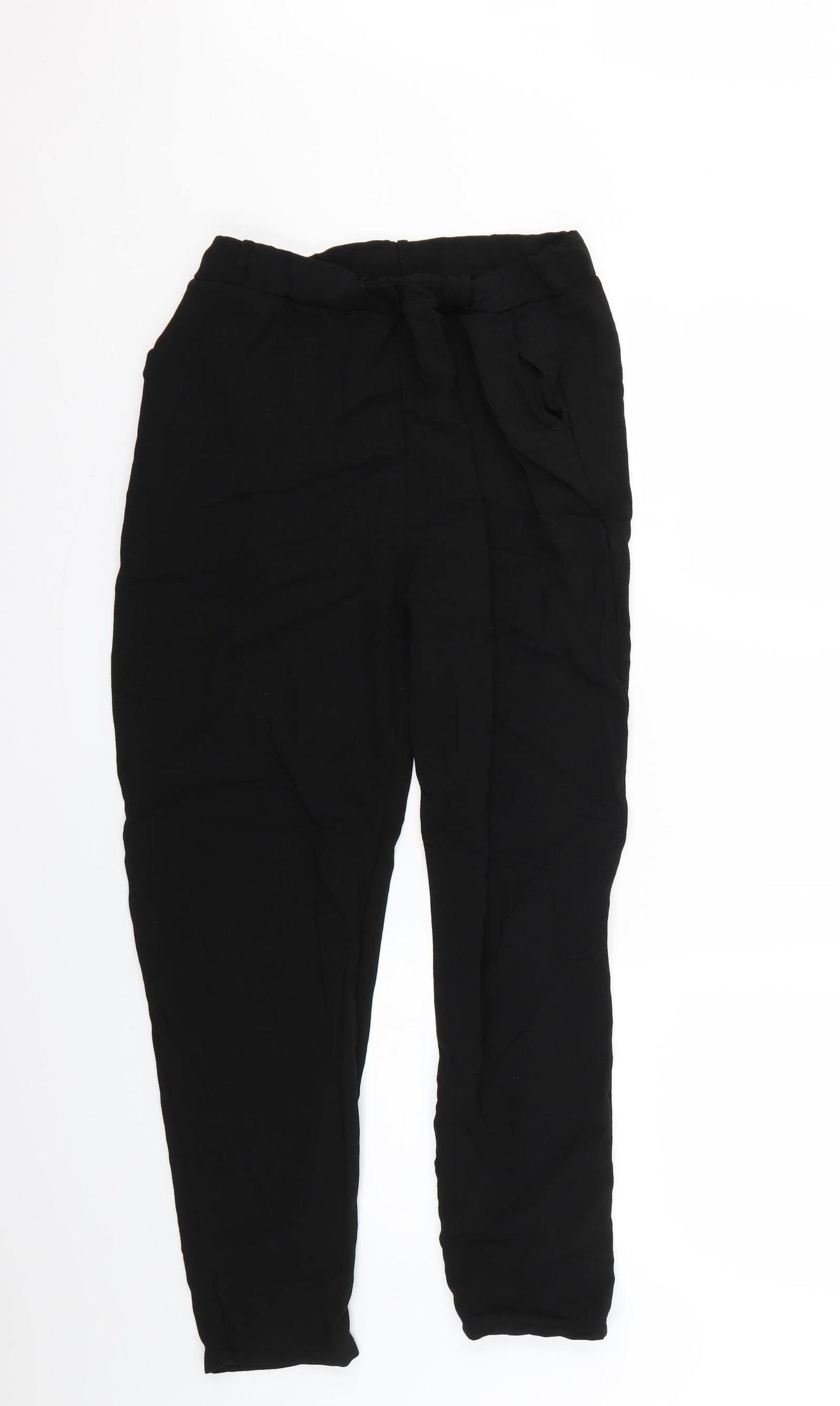Boohoo Womens Black   Trousers  Size 12 L24 in