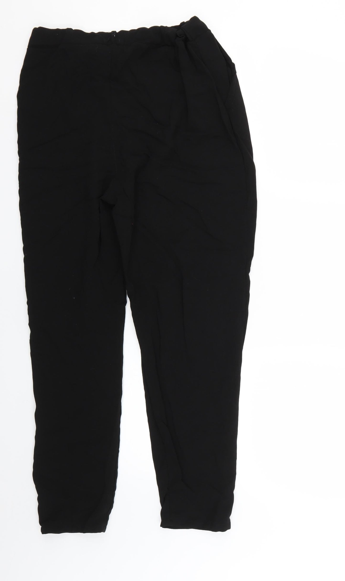 Boohoo Womens Black   Trousers  Size 12 L24 in