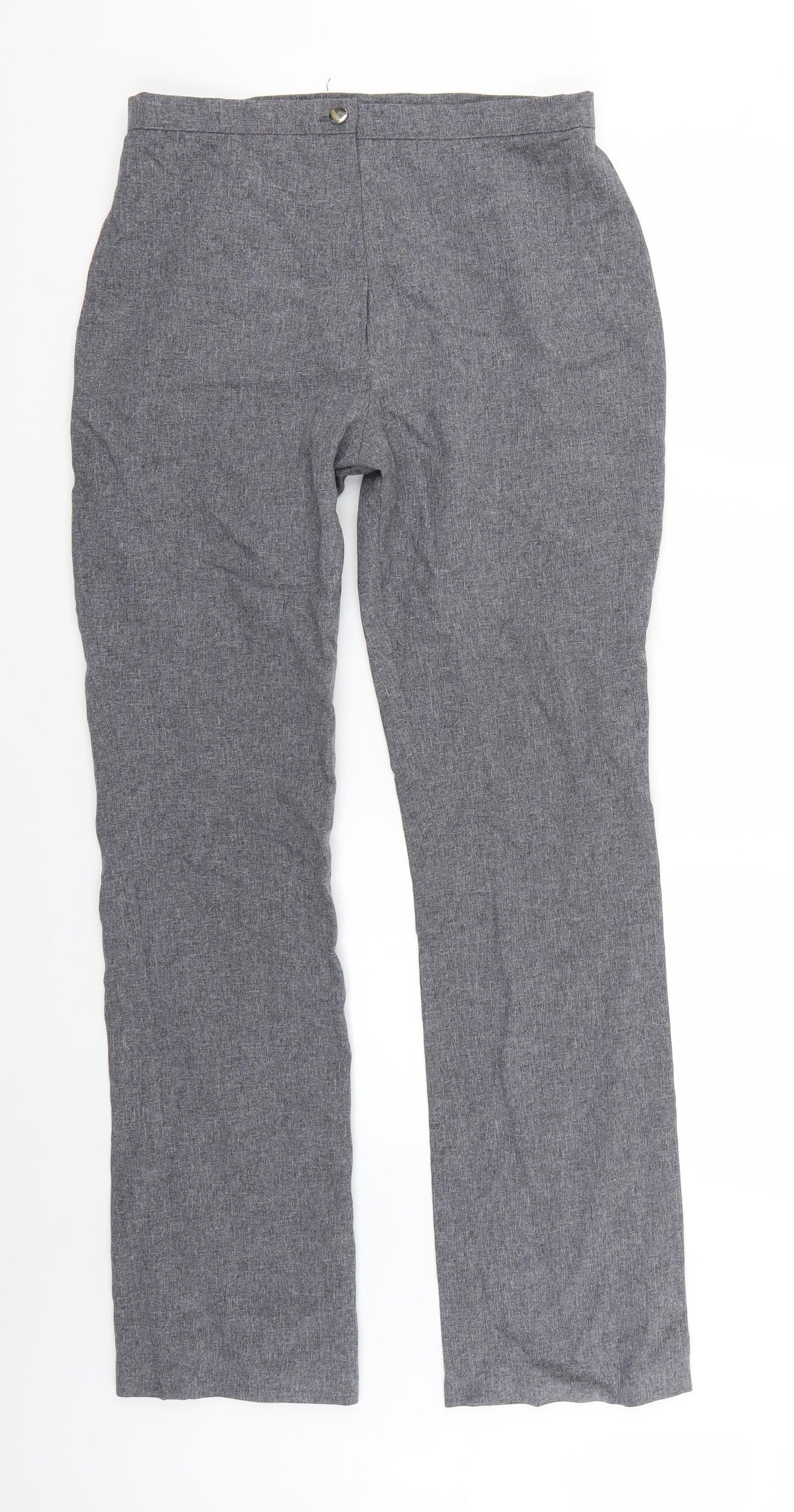 Preworn Womens Grey   Trousers  Size 14 L29 in