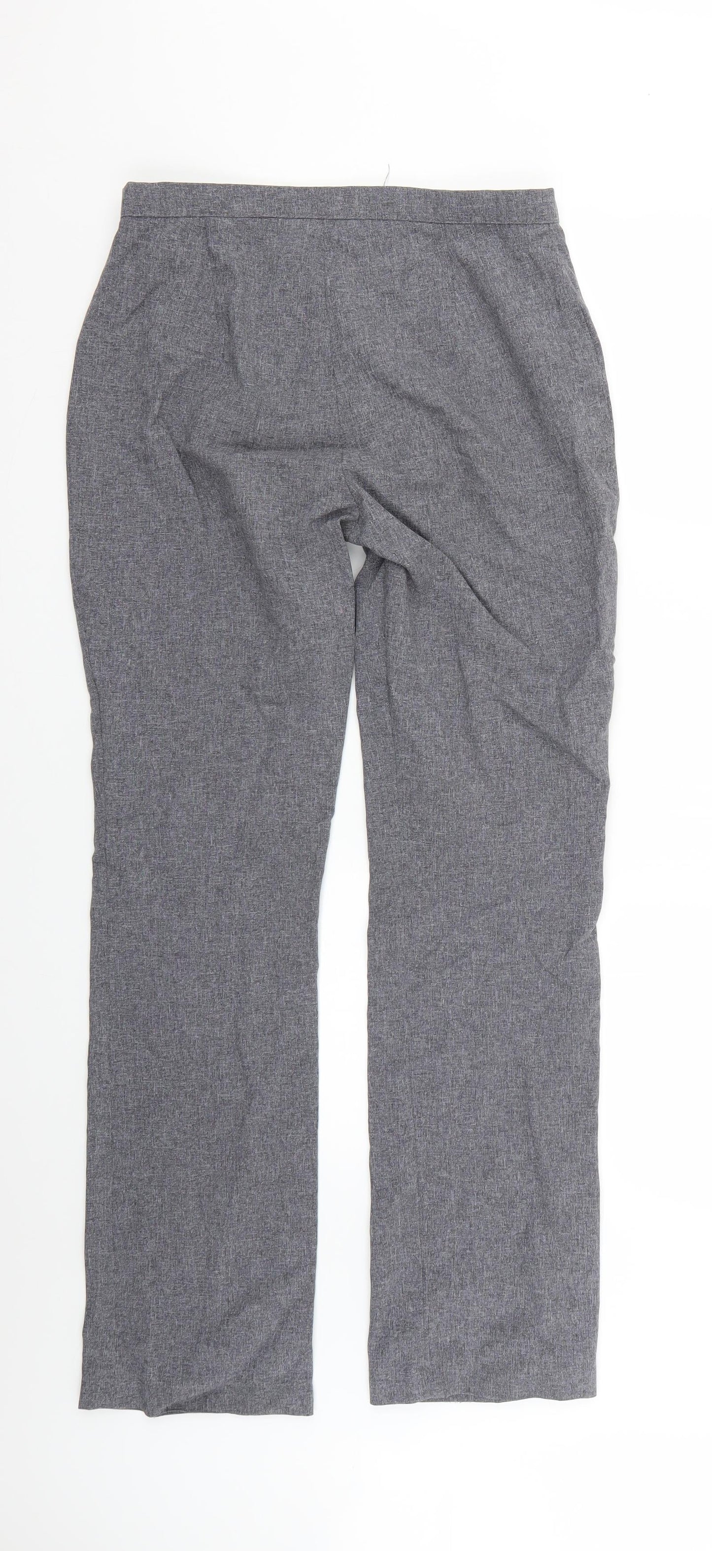 Preworn Womens Grey   Trousers  Size 14 L29 in
