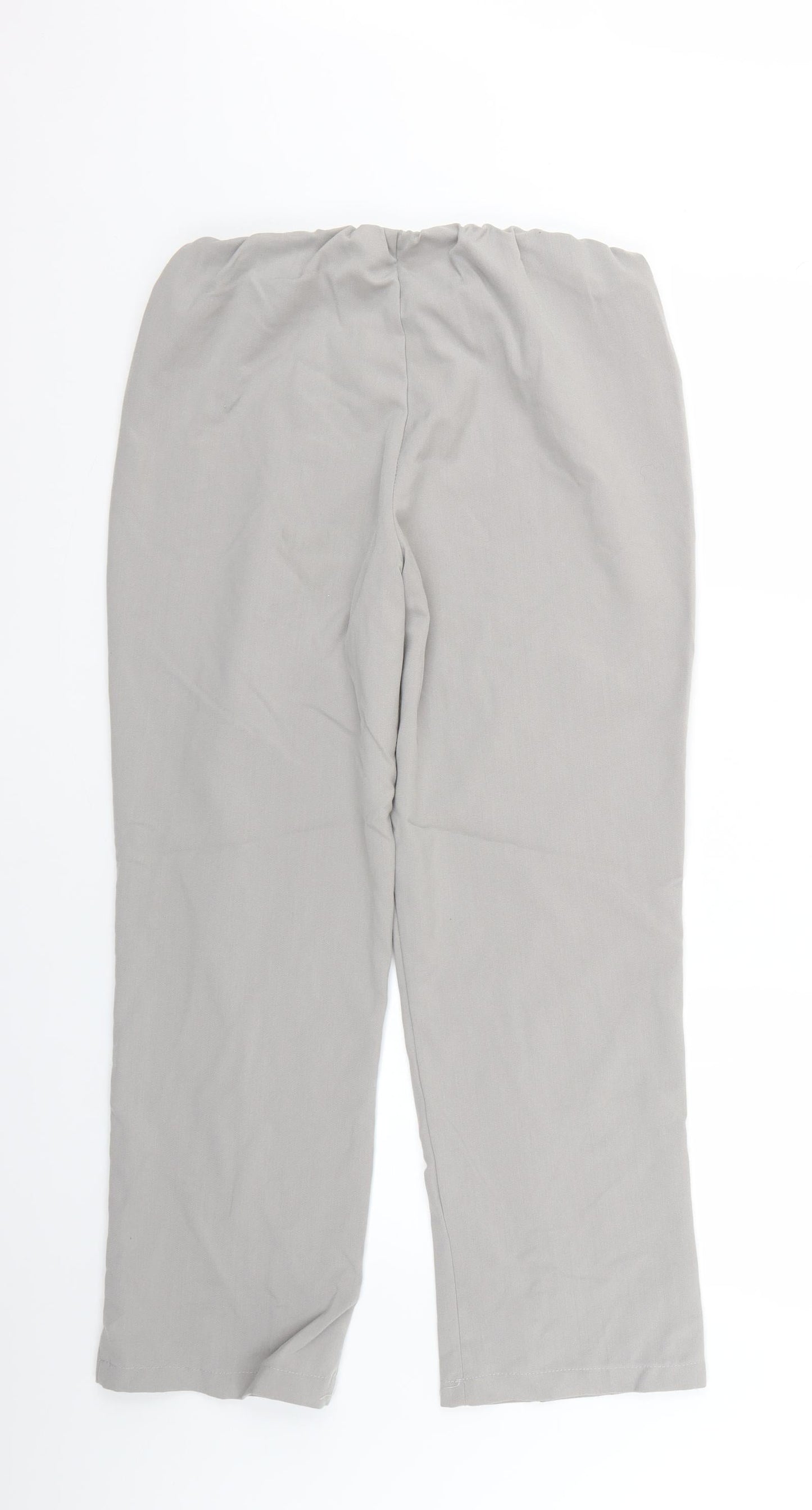 BASSINI Womens Grey   Trousers  Size 14 L23 in