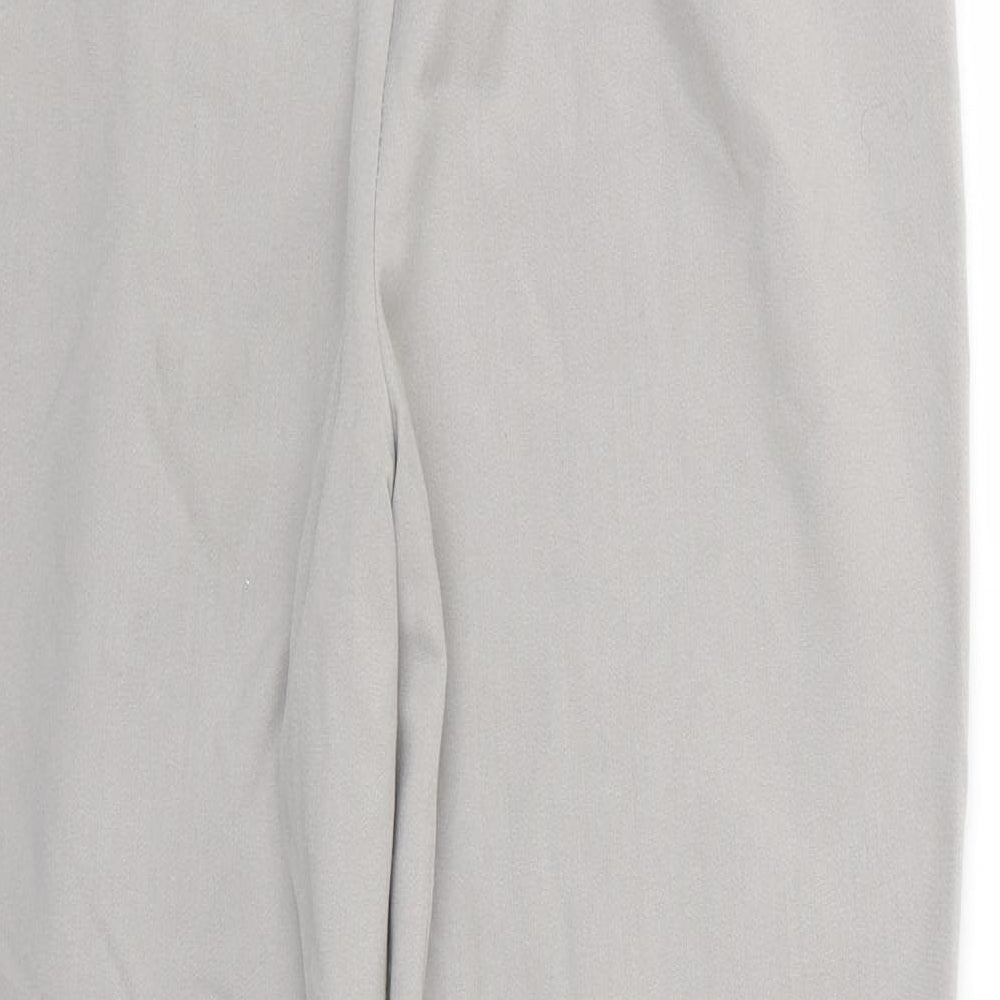 BASSINI Womens Grey   Trousers  Size 14 L23 in