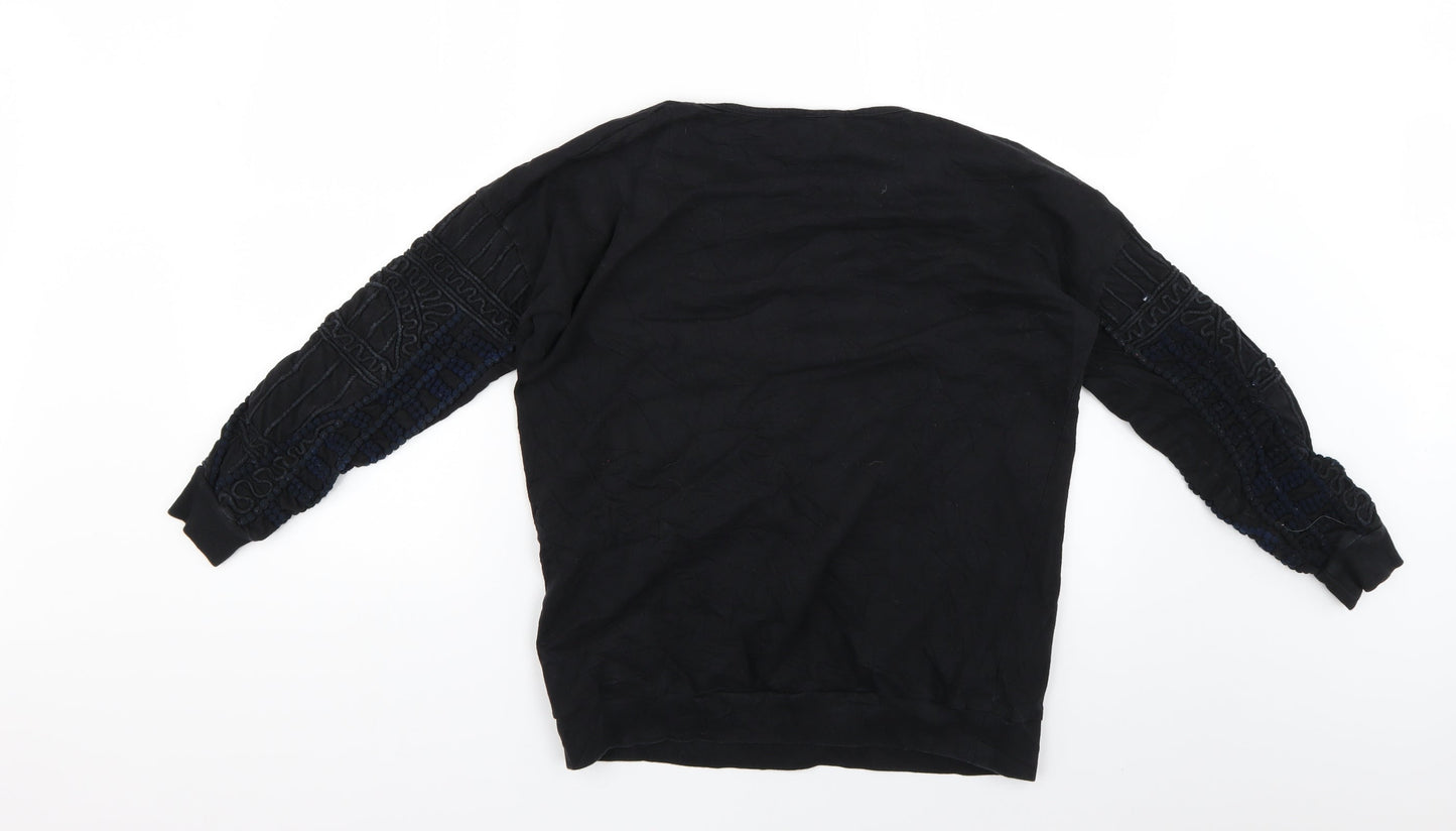 Label Lab Womens Black   Pullover Jumper Size 8