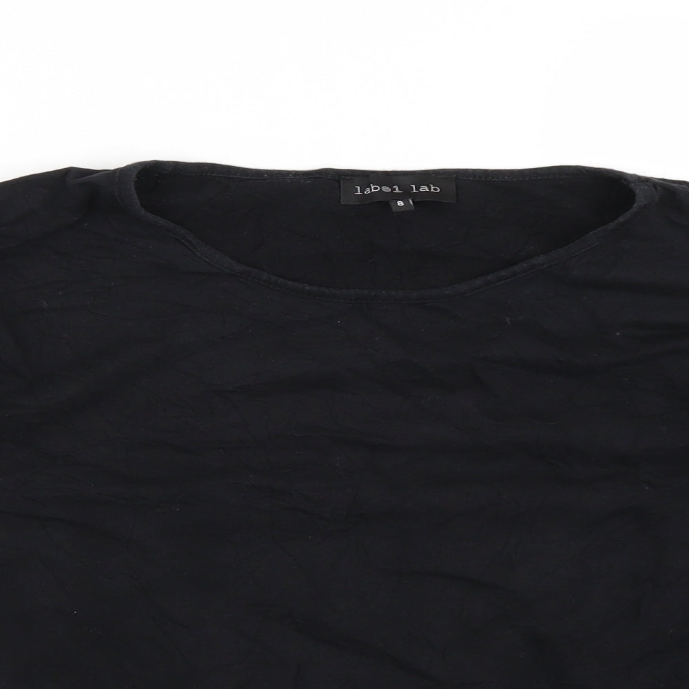 Label Lab Womens Black   Pullover Jumper Size 8