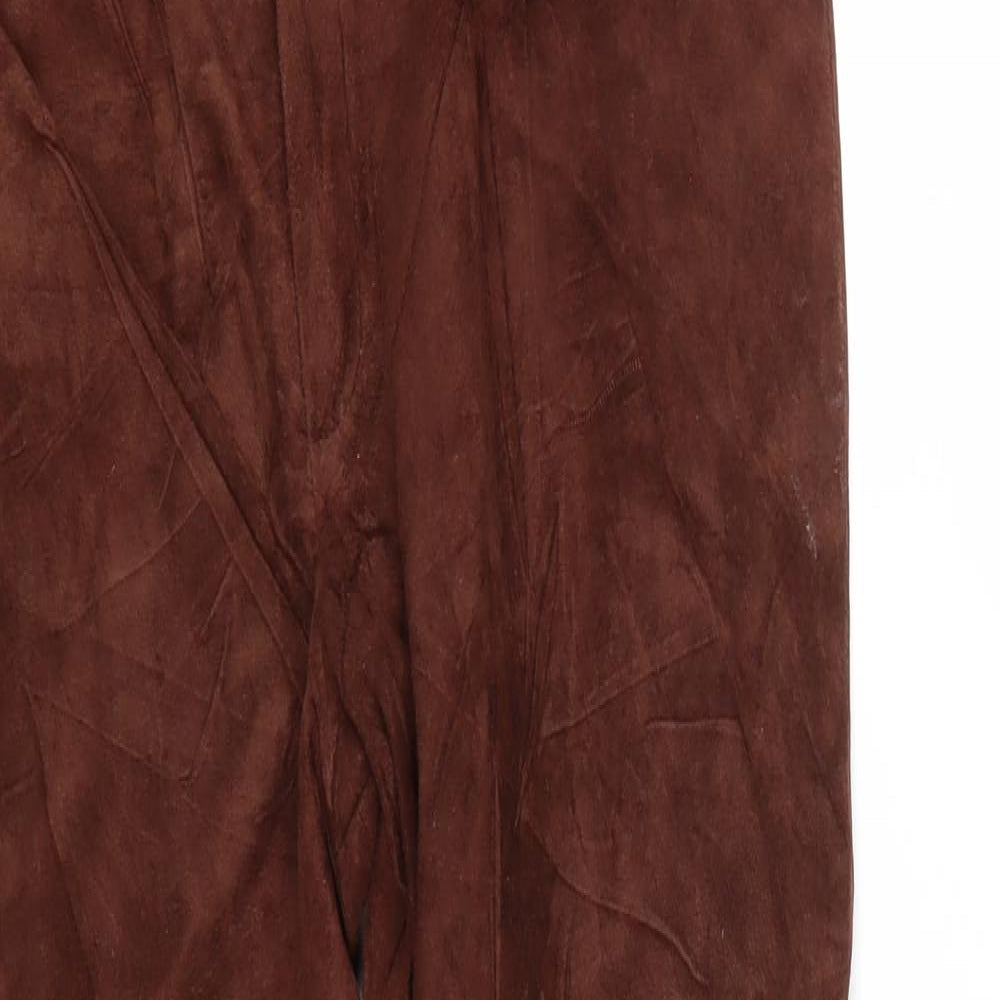 Marks and Spencer Womens Brown   Trousers  Size 10 L28 in