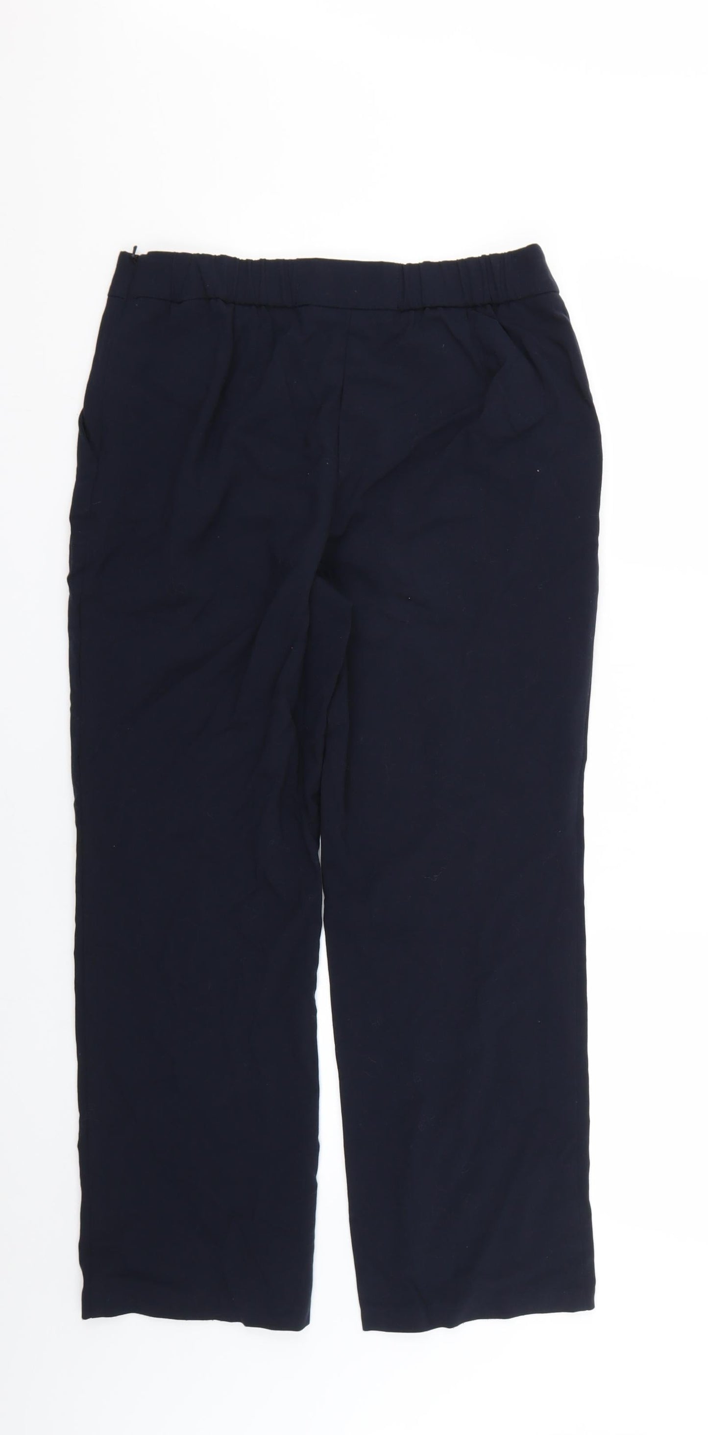 Marks and Spencer Womens Blue   Trousers  Size 12 L25 in