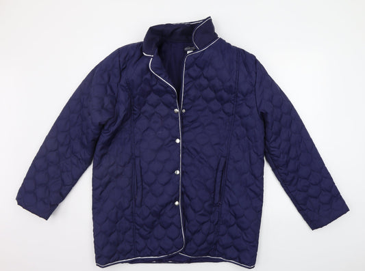 Gabriella Vicenza Womens Blue   Jacket Coat Size 14