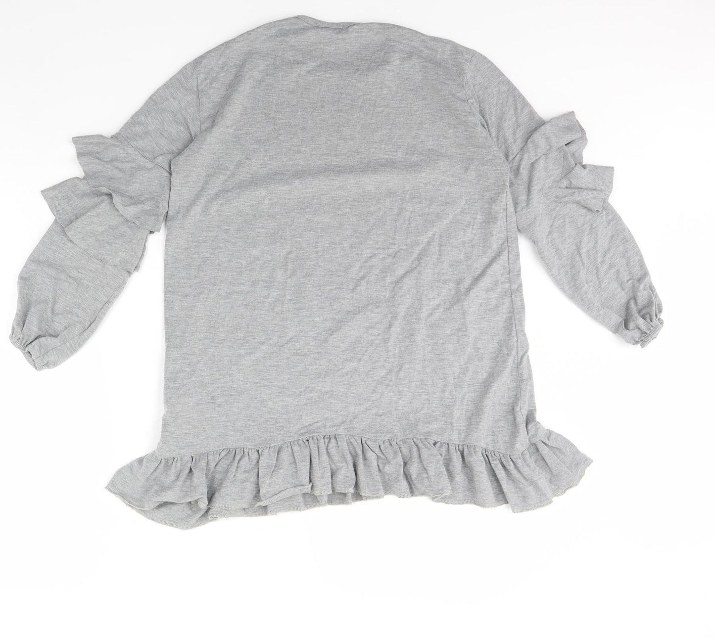 love pink lilly Girls Grey   Basic Blouse Size 13 Years