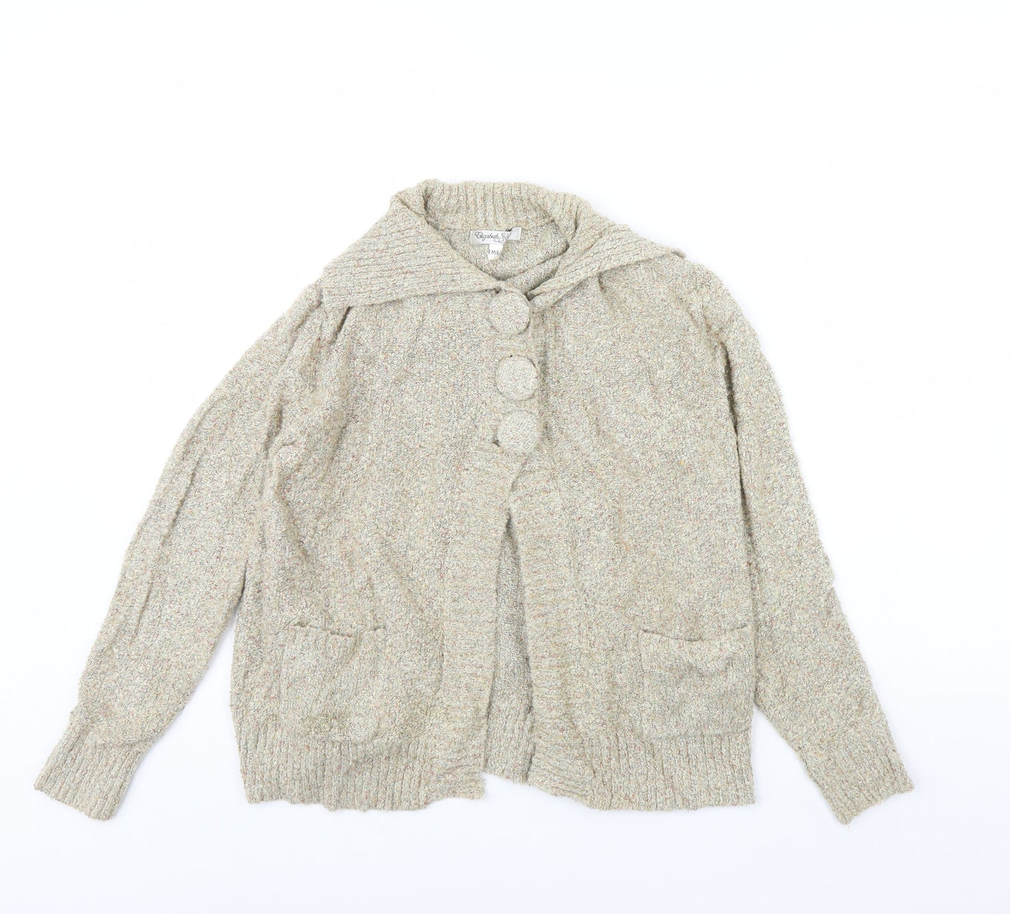Elizabeth Scott Womens Beige   Jacket  Size M