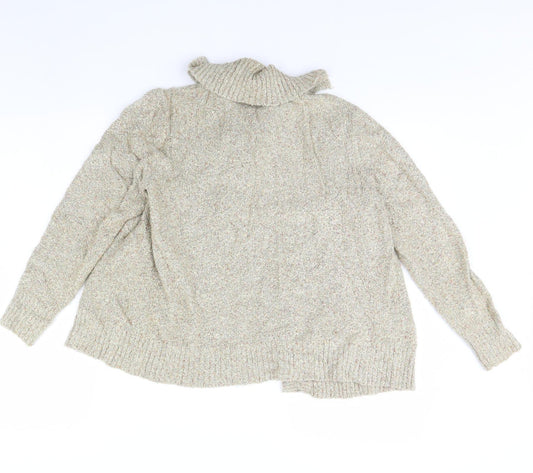 Elizabeth Scott Womens Beige   Jacket  Size M