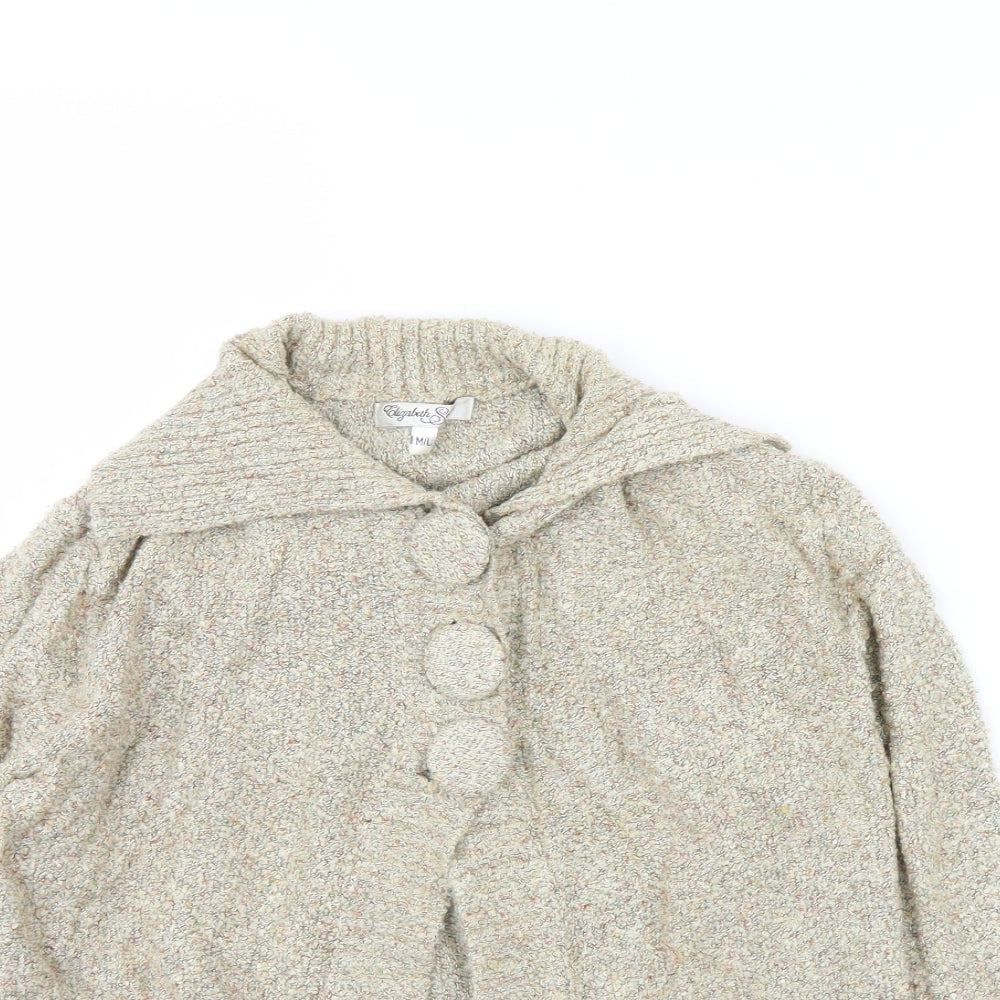 Elizabeth Scott Womens Beige   Jacket  Size M