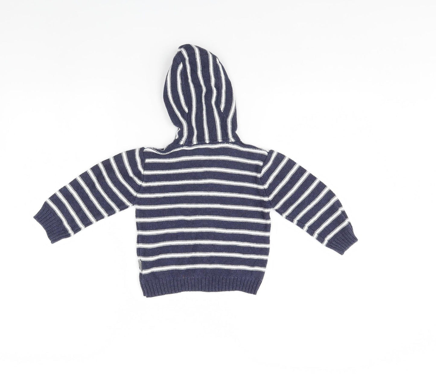 Nutmeg Baby Blue Striped  Jacket  Size 12 Months