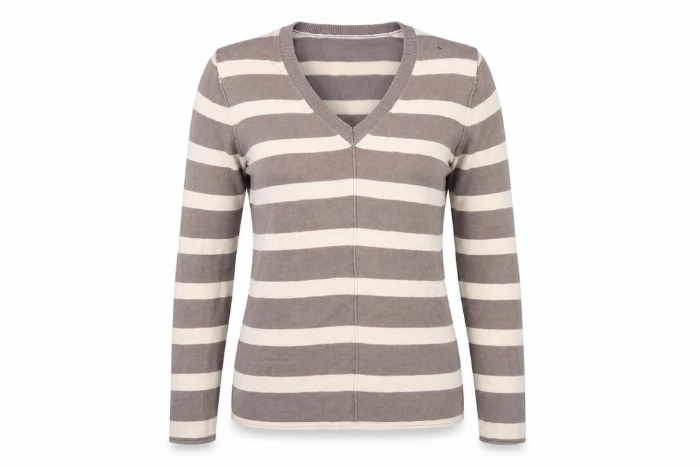 Debenhams Womens Brown Striped  Pullover Jumper Size 14