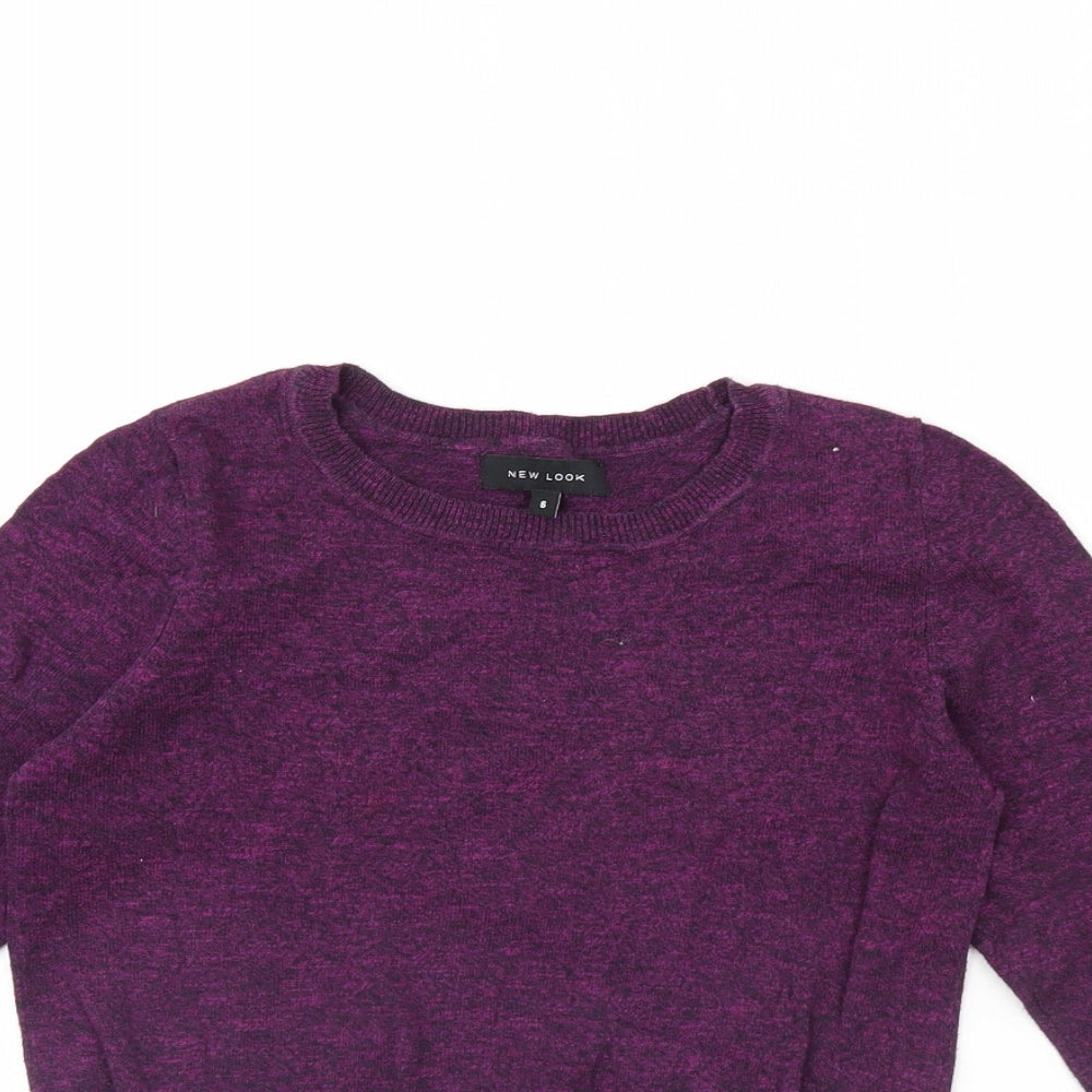 New Look Womens Purple   Pullover Jumper Size 6
