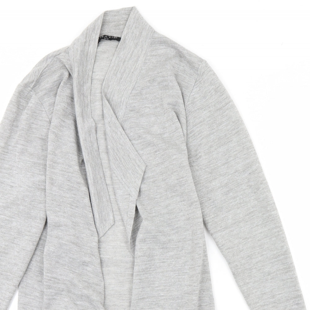 Viz A Viz Womens Grey   Cardigan Jumper Size 12