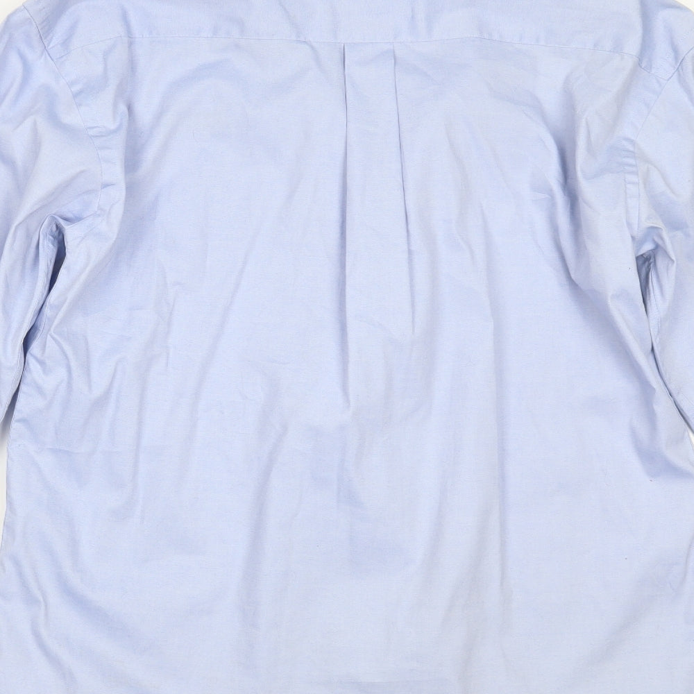 Kustom Kit Mens Blue    Button-Up Size 15